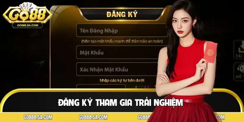 Các bước đăng ký tài khoản GO88 nhanh chóng, đơn giản